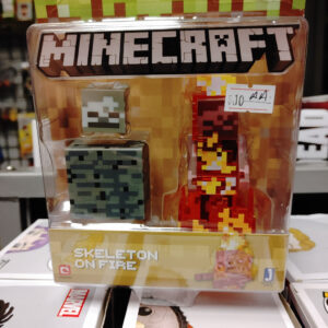 Mine Craft – Skeleton On Fire